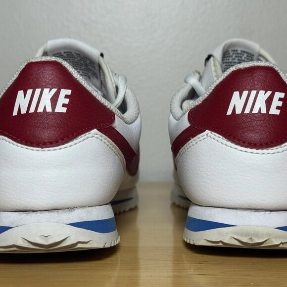 Size 5.5 - Nike Cortez Forest Gump Mens Sneakers Red White Blue 904764-103 Shoes - Picture 5 of 10